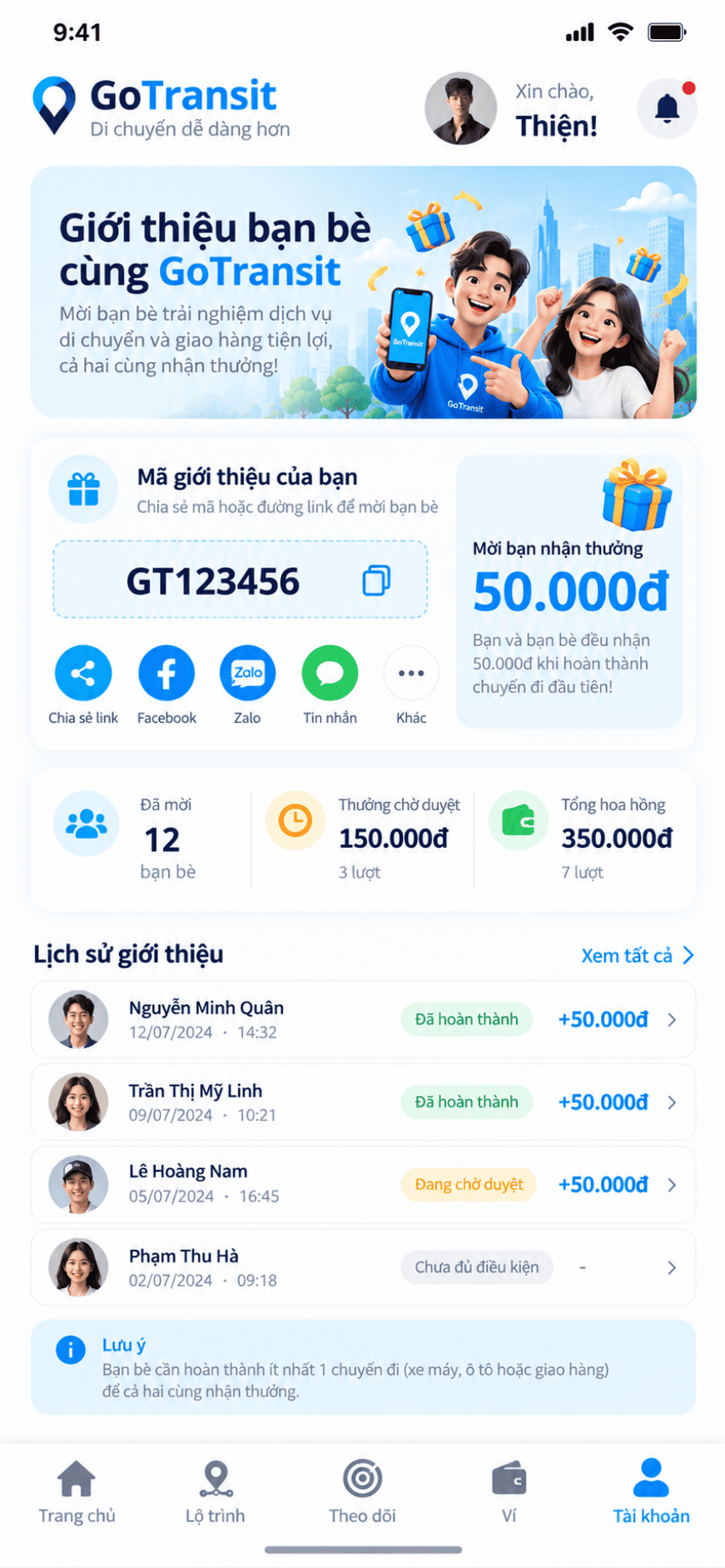 App Giao Hàng
